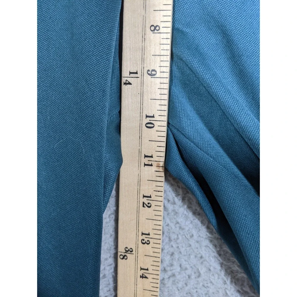 Adidas Aeroready Tiro 21 Track Pants Men 31 Teal 3 Stripes Ankle Zip Athleisure